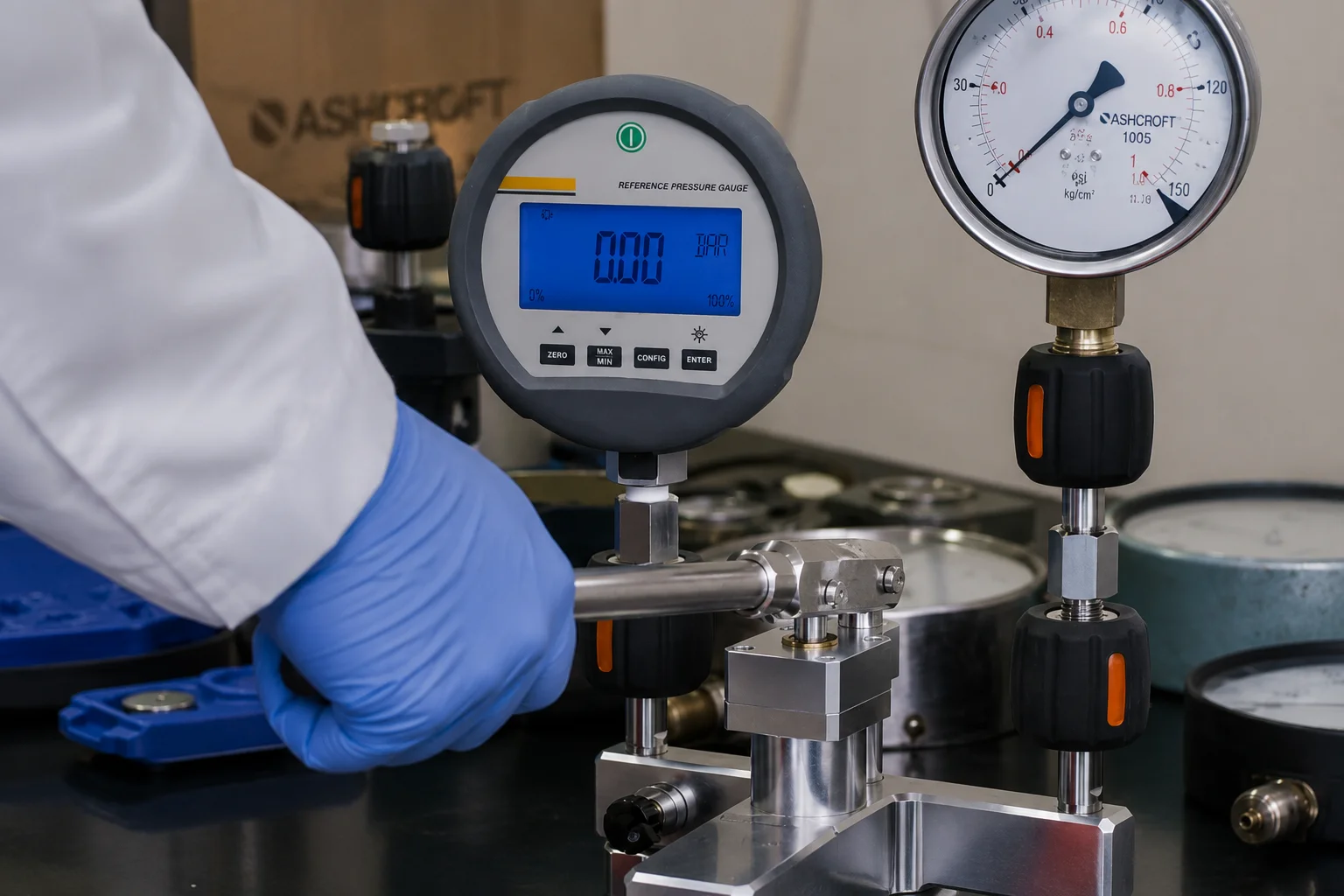 Calibración de manómetros